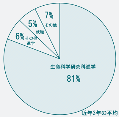 卒業生の進路　グラフ